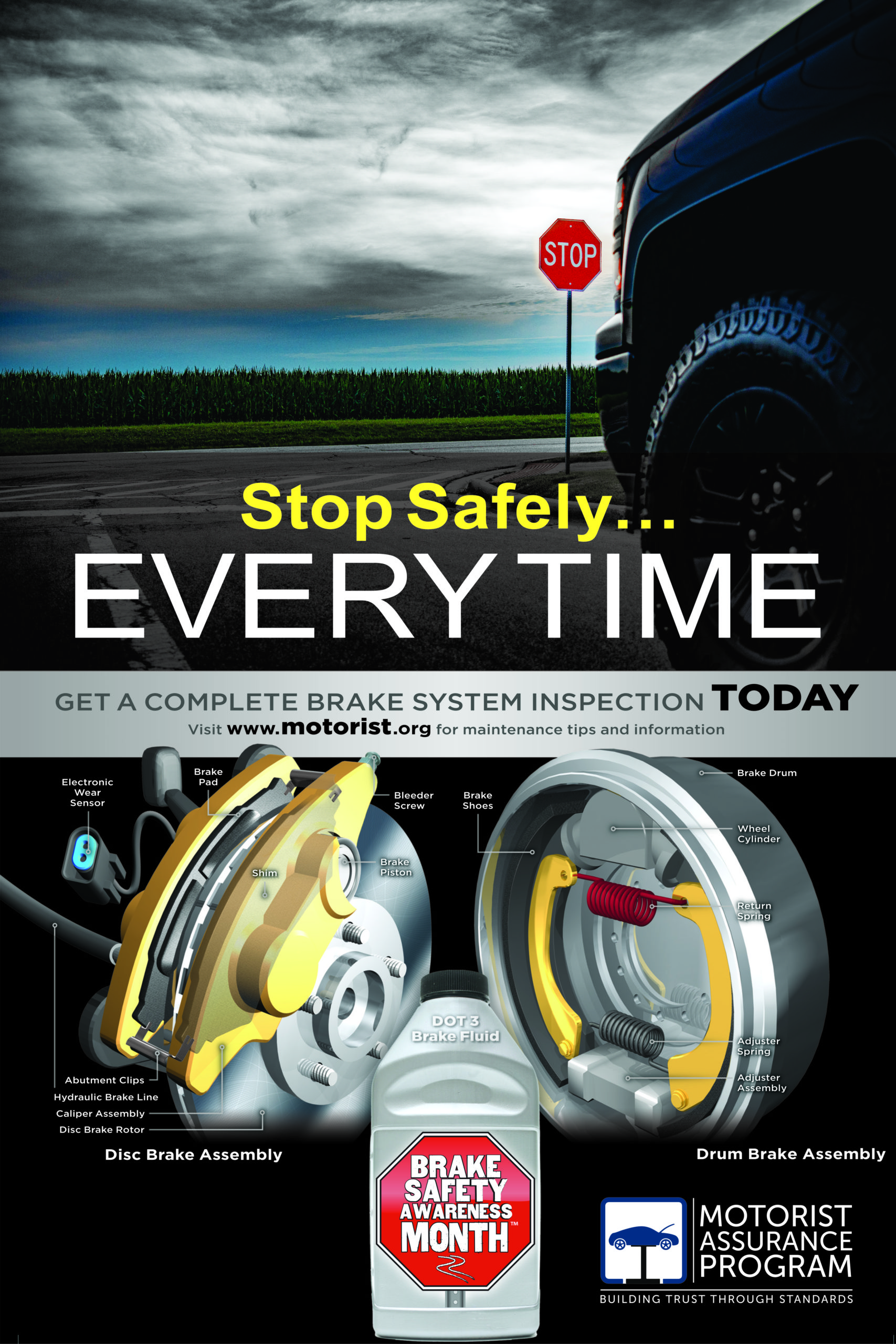 August is Brake Safety Awareness Month