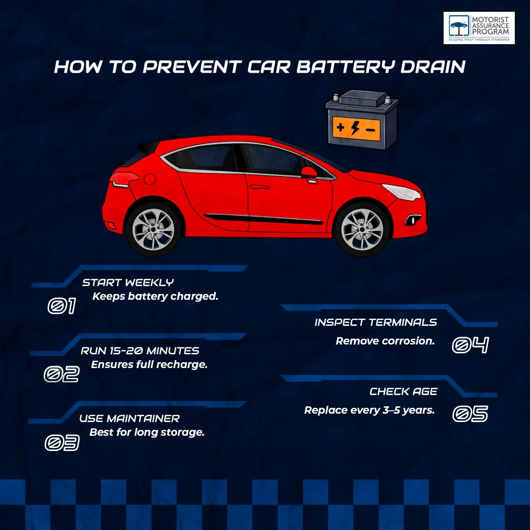 How Often Should I Start My Car to Prevent My Battery From Draining? 1