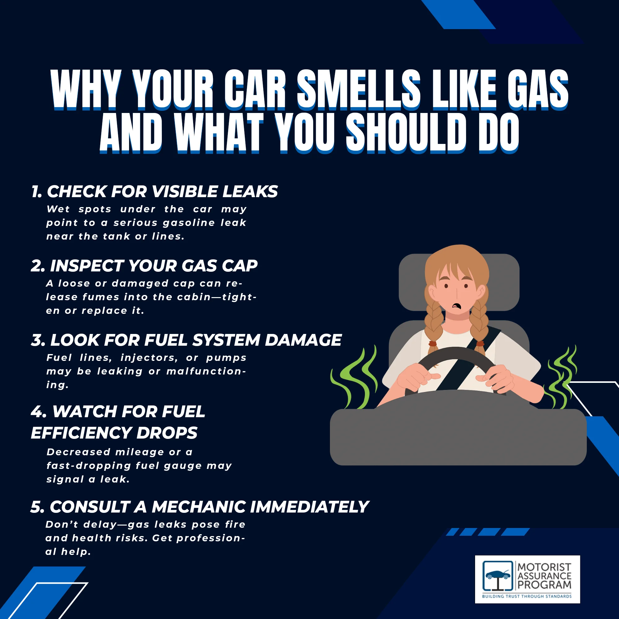 What to Do When Your Car Smells Like Gasoline 1